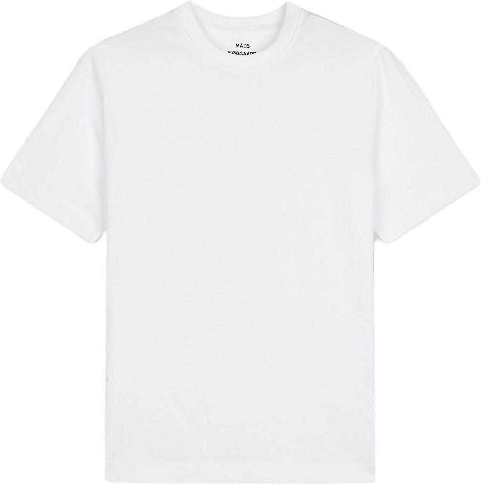 Cotton Jersey Jess Tee, från Mads Nørgaard, i färgen White.