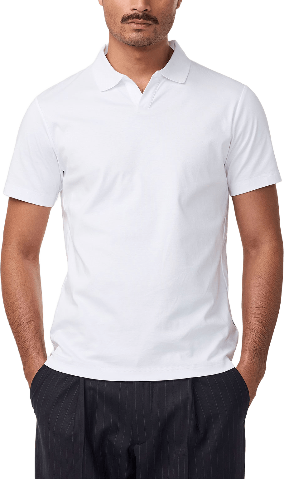 Paul SS Polo 3525, från NN07, i färgen White.