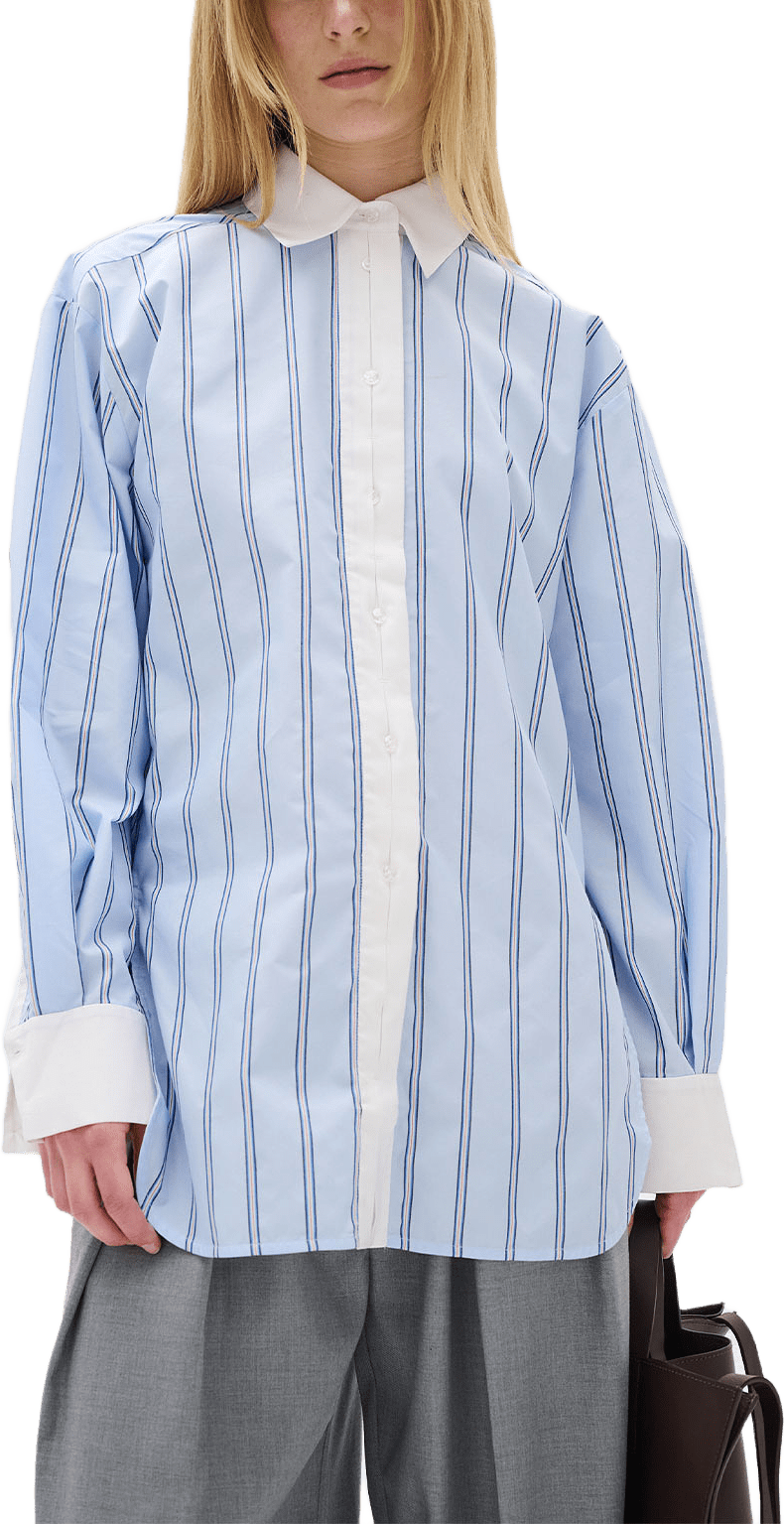 MyleeIW Collar Shirt, från Inwear, i färgen Aqua Blue.