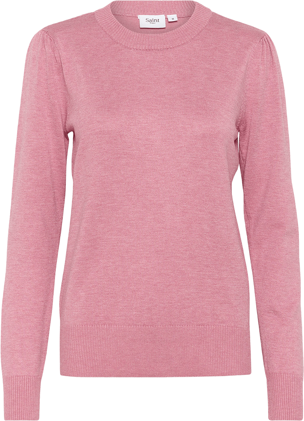 Mila Sweater, från Saint Tropez, i färgen Foxglove Melange.