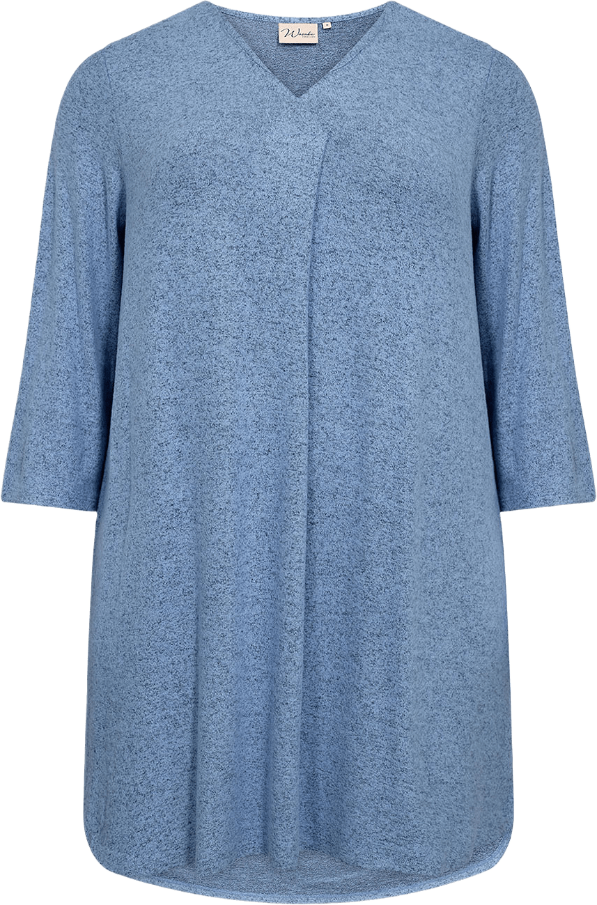 Wa-Simone 5 Blouse, från Wasabi Concept, i färgen Air Blue Melange.