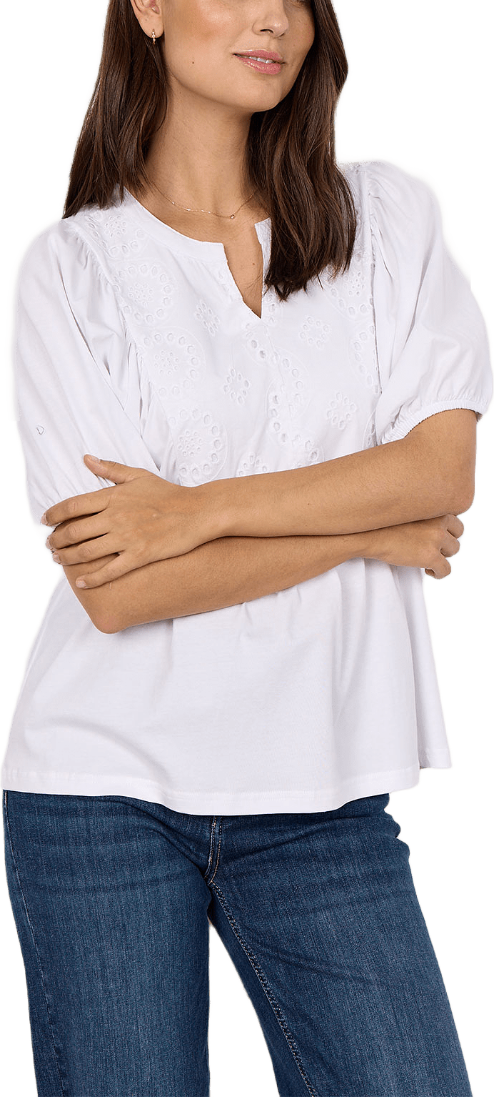 Sc-Loraine 7 Blouse, från Soyaconcept, i färgen White.
