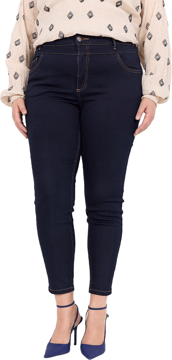 Wa-Selma 1 Jeans, från Wasabi Concept, i färgen Blue Black Denim.