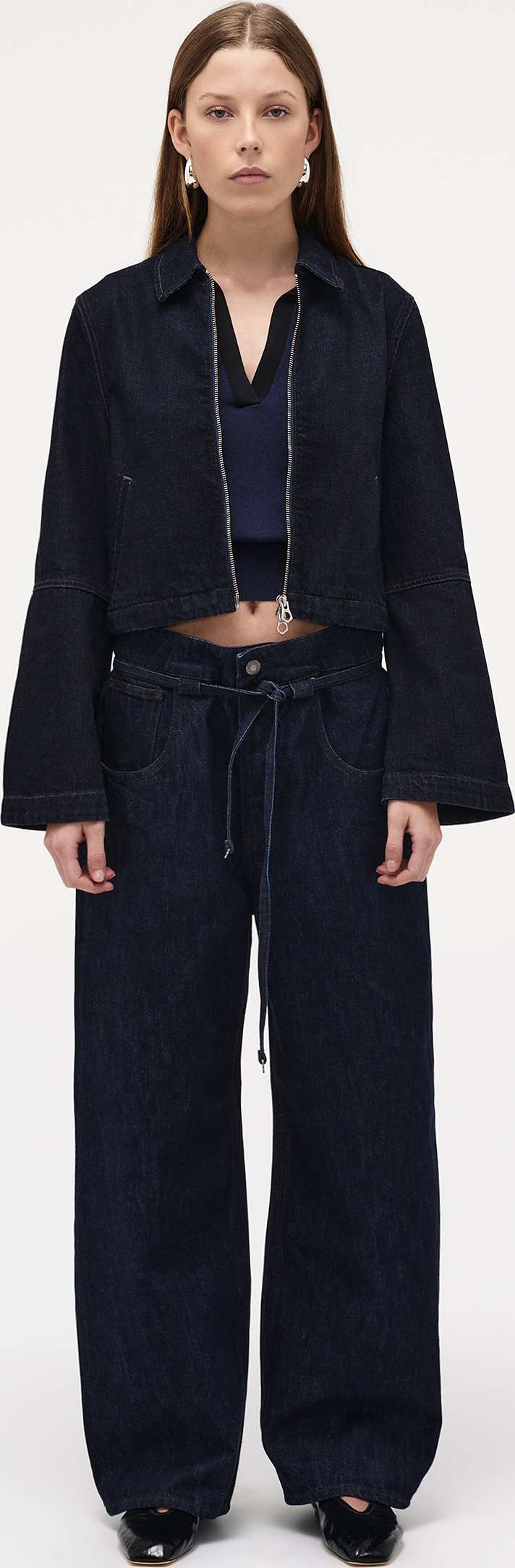 Rena Jacket Dark Indigo, från Neuw, i färgen blue.