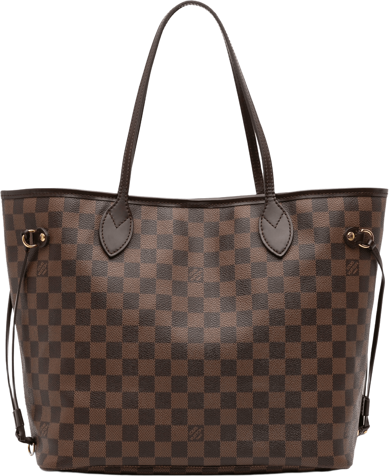 Louis Vuitton Damier Ebene Neverfull Mm, från Luxclusif, i färgen brown.