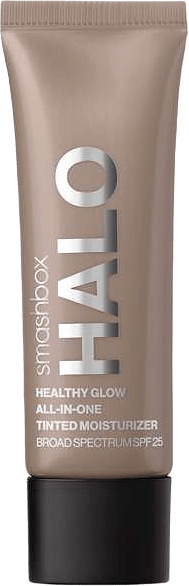 Mini Halo Healthy Glow All-In-One Tinted Moisturizer SPF 25, från Smashbox, i färgen Light Medium.