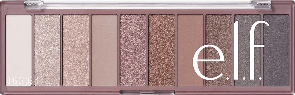 Perfect 10 Eyeshadow Palette, från e.l.f, i färgen Nude Rose Gold.