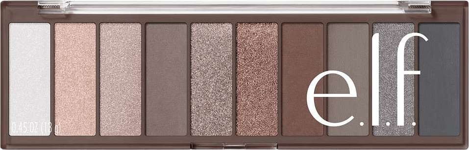 Perfect 10 Eyeshadow Palette, från e.l.f, i färgen Everyday Smoky.