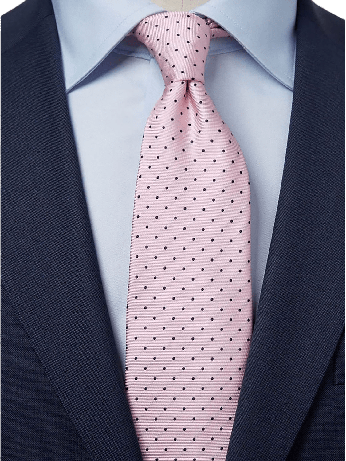 Tie Dot, från John Henric, i färgen rosa & mörkblå.