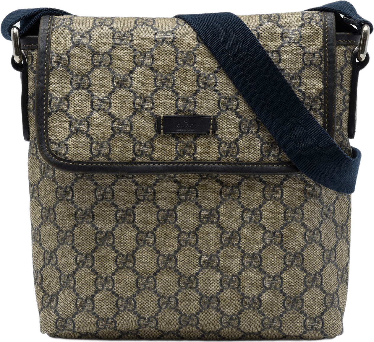 Gucci Gg Supreme Crossbody, från Luxclusif, i färgen beige.