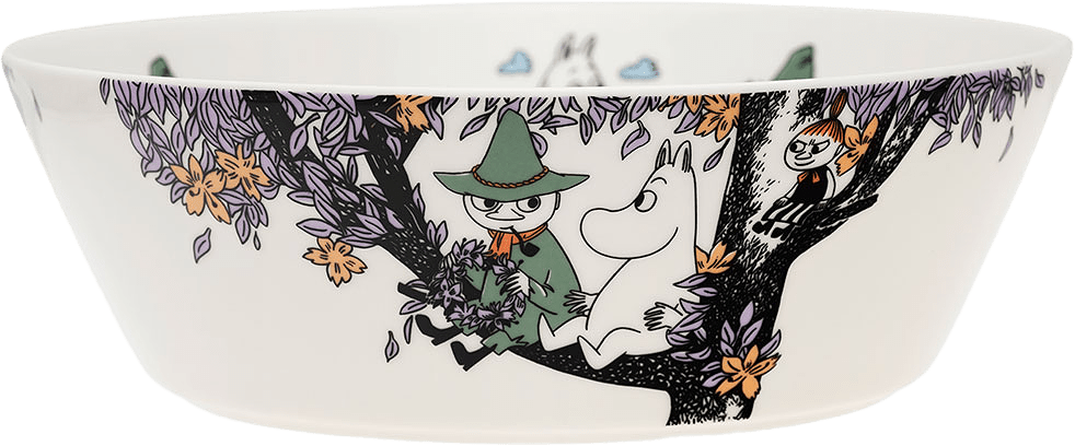 Mumin serveringsskål 23 cm, från Arabia, i färgen Flerfärgad.