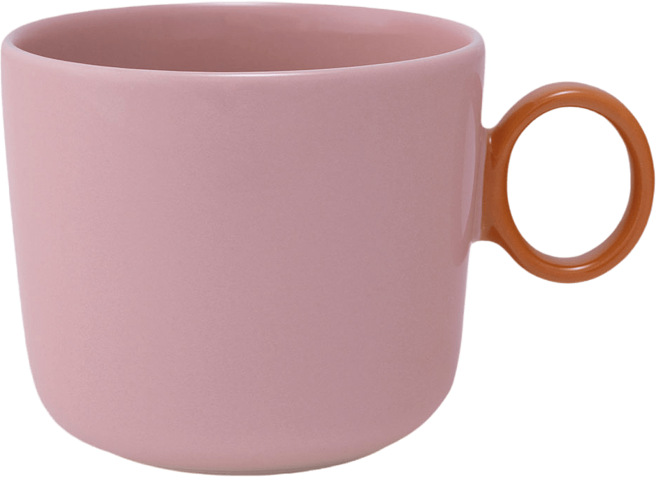 Play mugg 0,35l, från Iittala, i färgen Rosa/Orange.