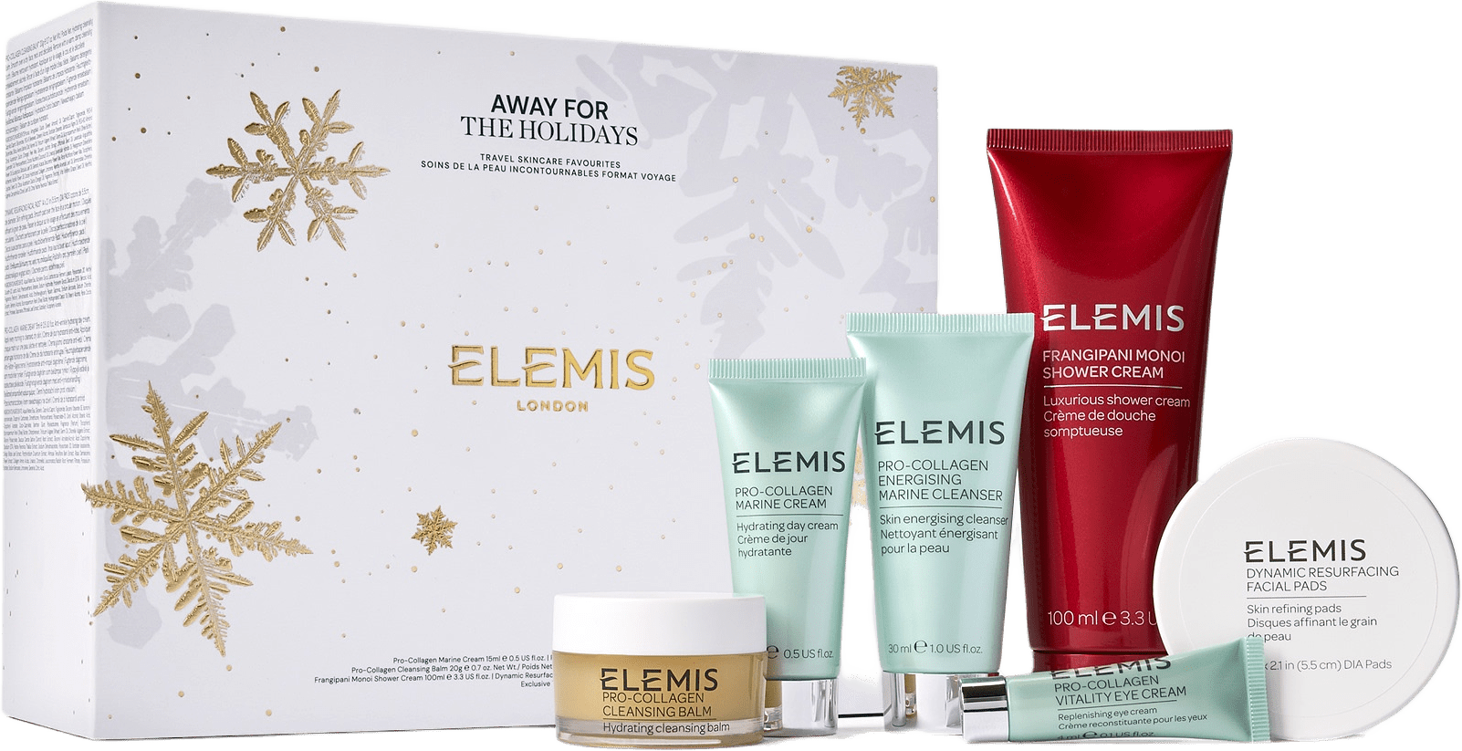 Away For The Holidays - Travel Skincare Favourites, från Elemis.