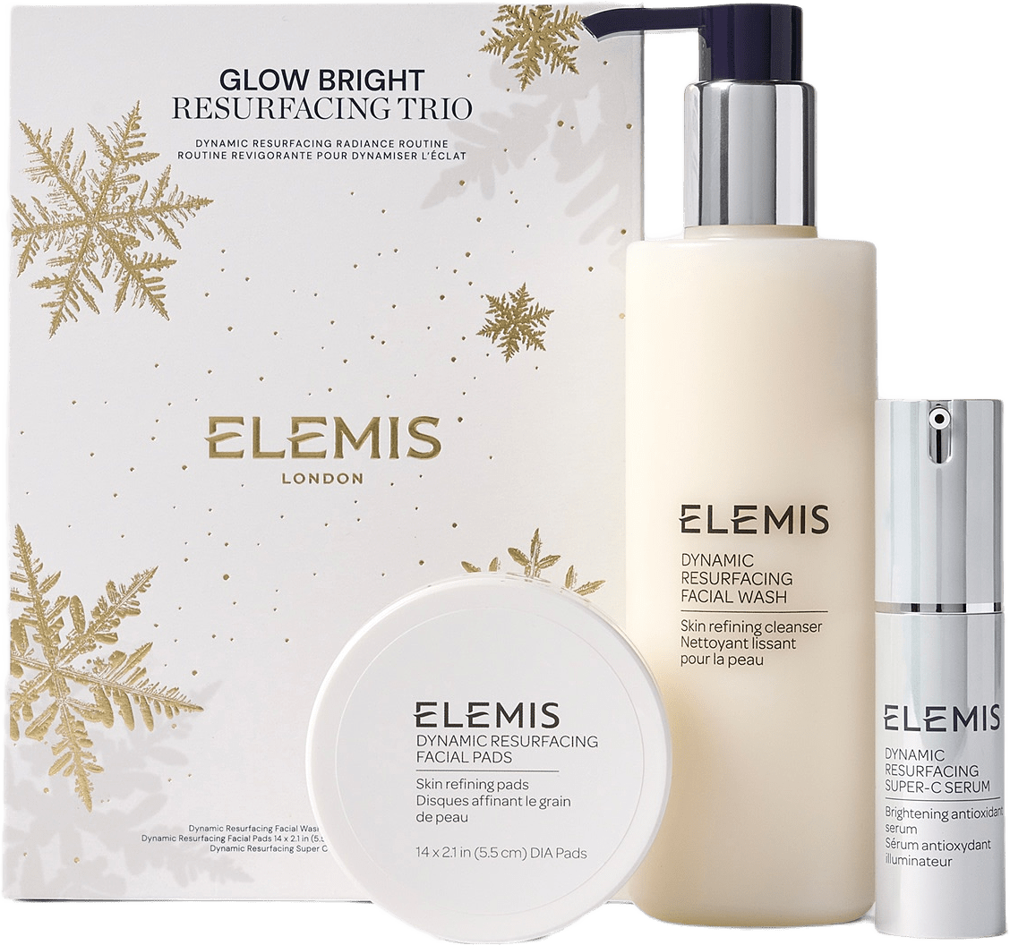 Glow Bright Resurfacing Trio - Dynamic Resurfacing Radiance Routine, från Elemis.