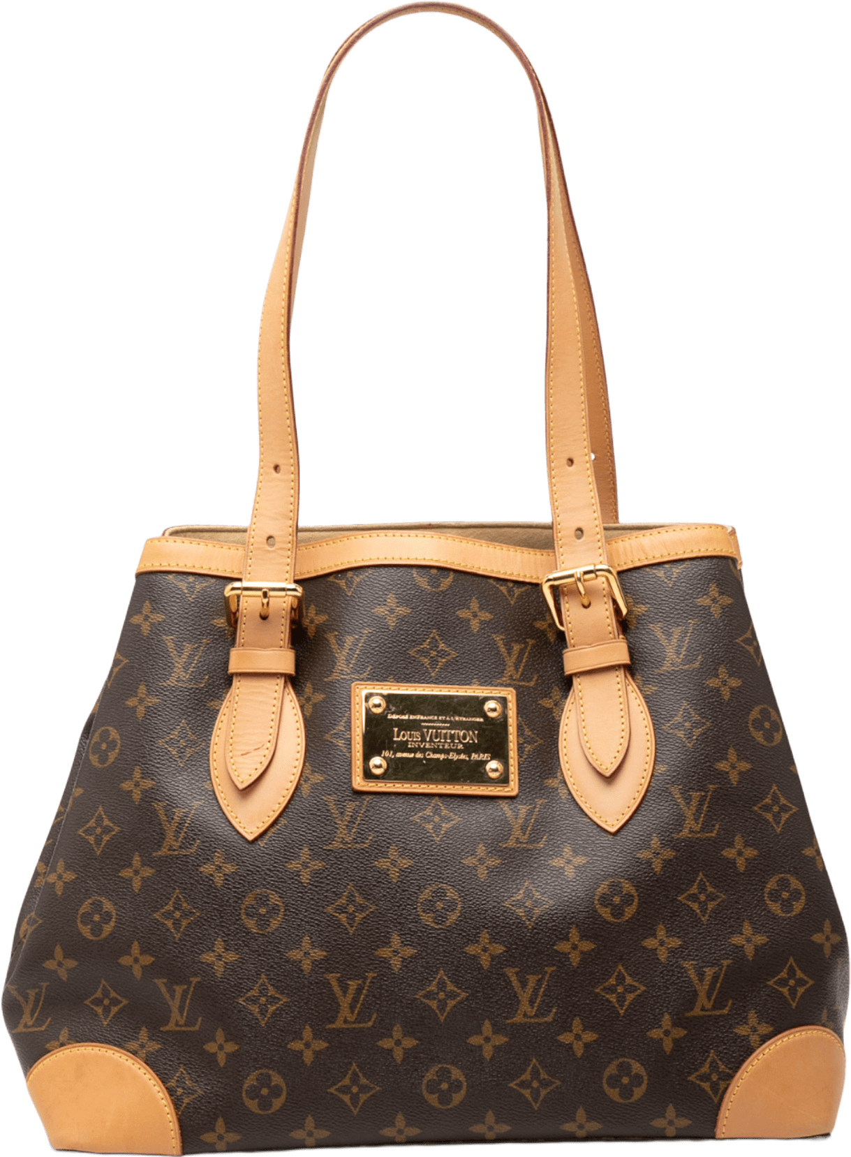 Louis Vuitton Monogram Hampstead Mm, från Luxclusif, i färgen brown.