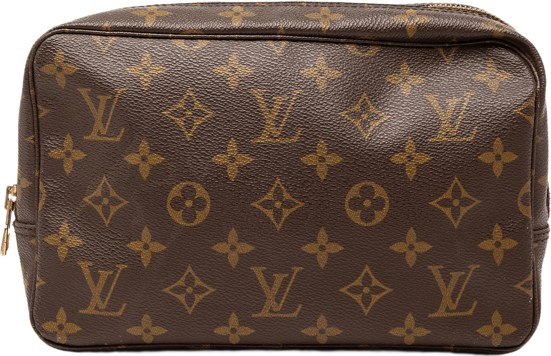 Louis Vuitton Monogram Trousse Toilette 23, från Luxclusif, i färgen brun.