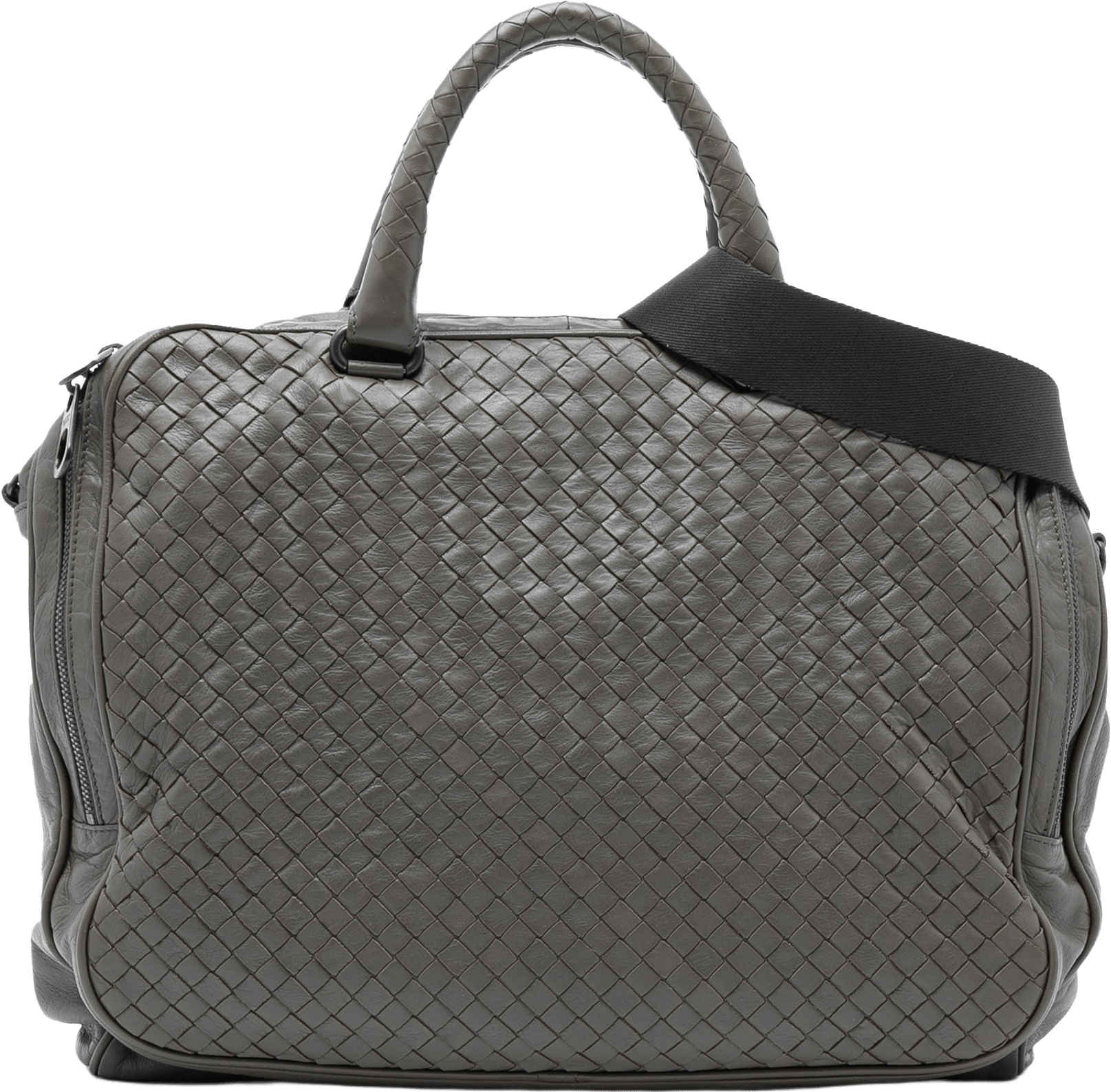Bottega Veneta Nappa Intrecciato Briefcase, från Luxclusif, i färgen gray.
