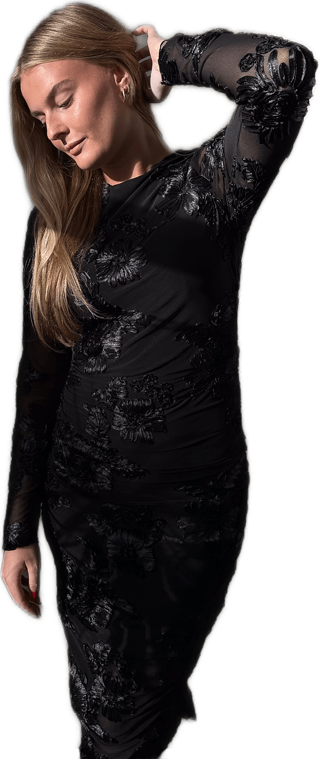 Lavinia L/s Dress - Black
