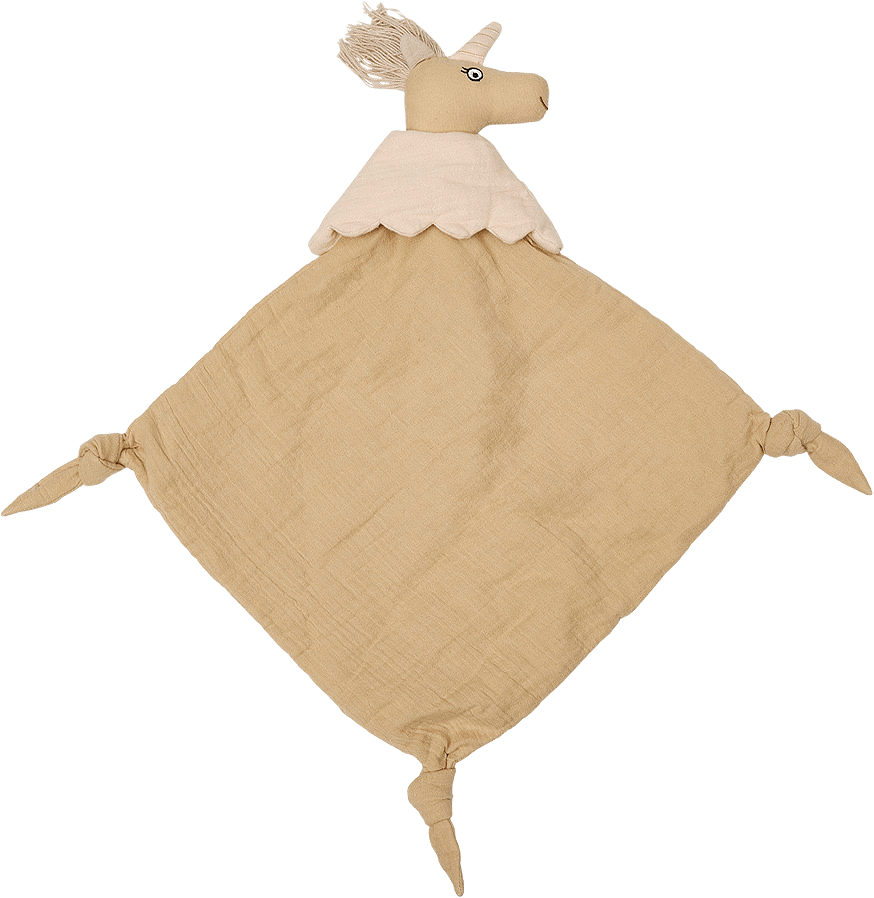 Ummi Cuddle Cloth, från OYOY Mini, i färgen camel,rose.