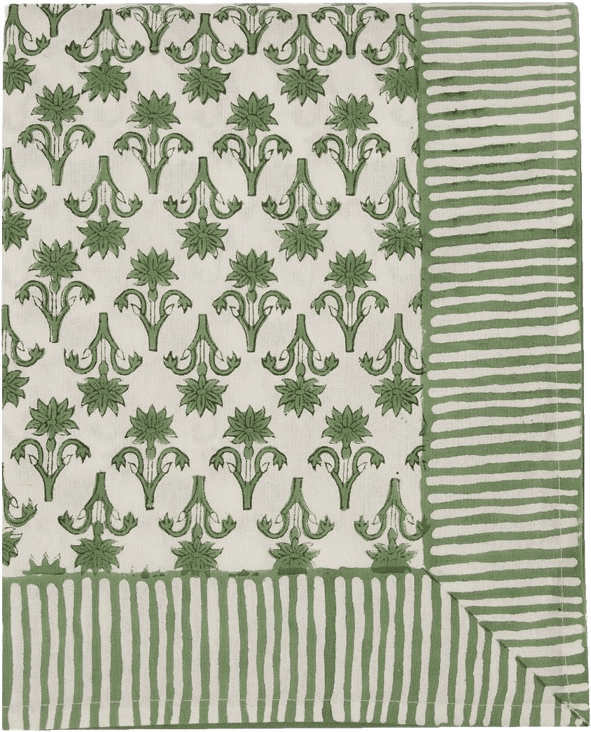 Lily Bordsduk - 150x350 Cm, från Pick A Poppy, i färgen green.