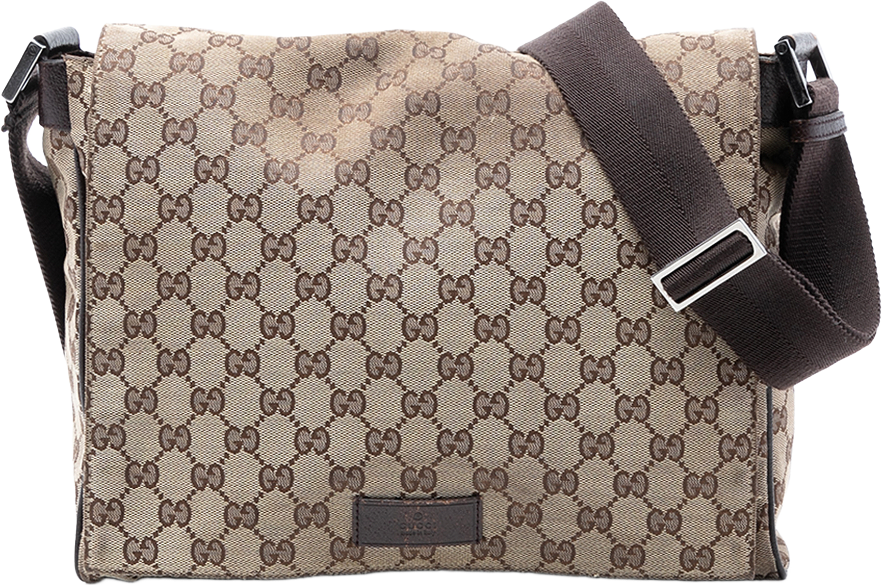 Gucci Gg Canvas Messenger Bag, från Luxclusif, i färgen beige.