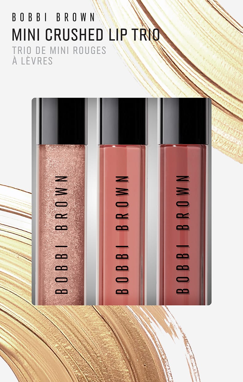 Mini Crushed Lip Trio Holiday Sheer, från Bobbi Brown, i färgen Holiday Sheer.