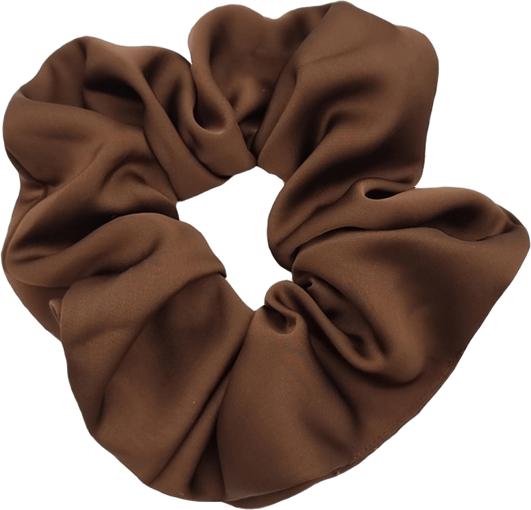 Hårscrunchie, från Complement, i färgen brown.