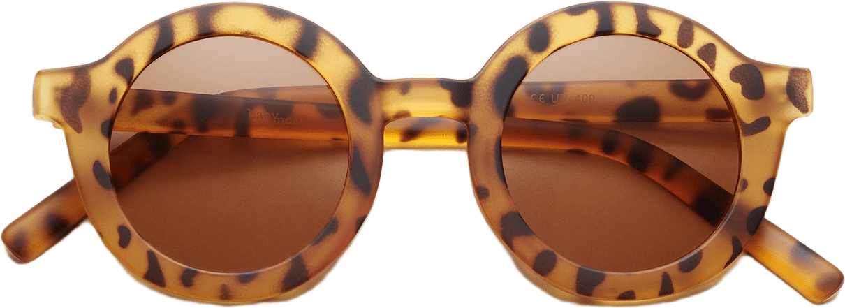 Babymocs Solglasögon Signature Round - Barn, från BabyMocs, i färgen leo.