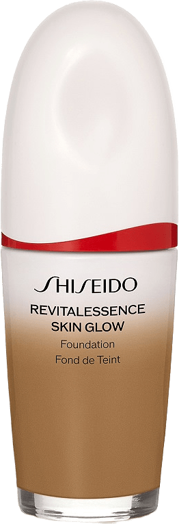 Revitalessence Glow Foundation, från Shiseido, i färgen R E 420.