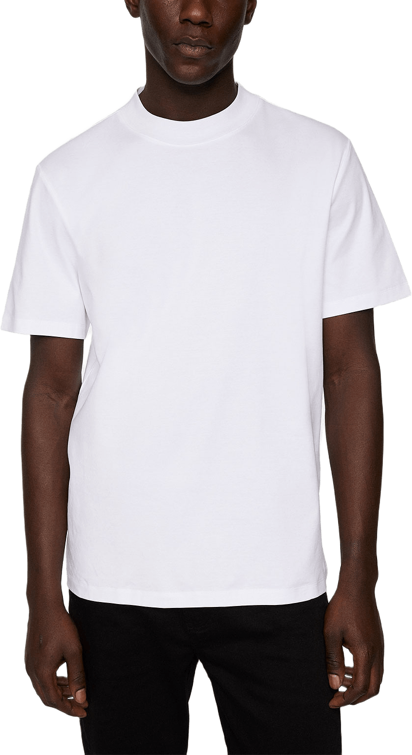 Ace Mock Neck T-Shirt, från J.Lindeberg, i färgen White.