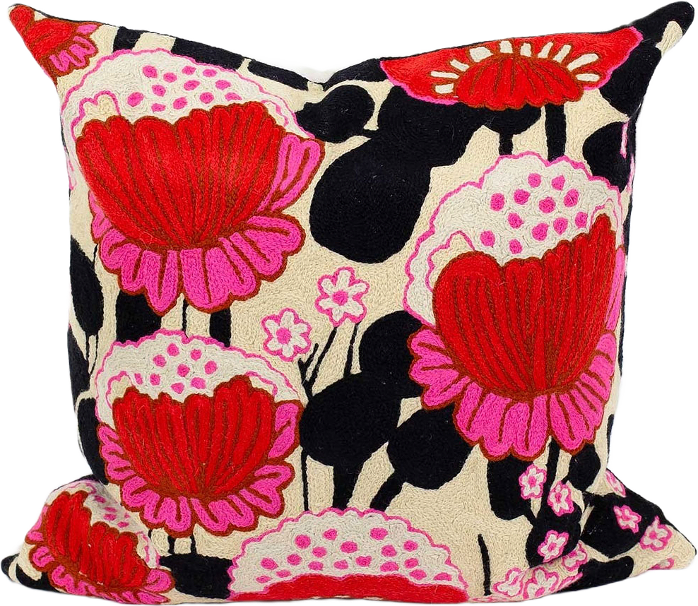 Kuddfodral KASHMIR POPPY, från A World of Craft, i färgen Multi.