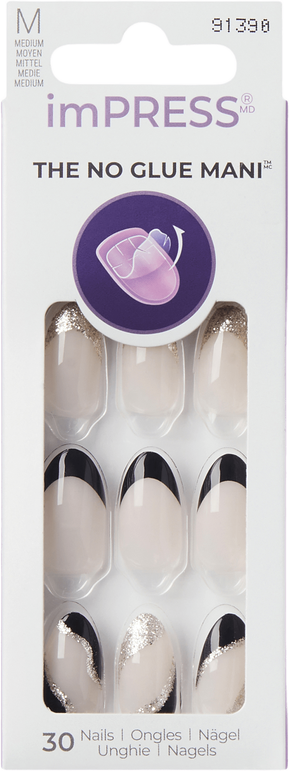 imPRESS Nails - Illusion, från Kiss, i färgen Illusion.