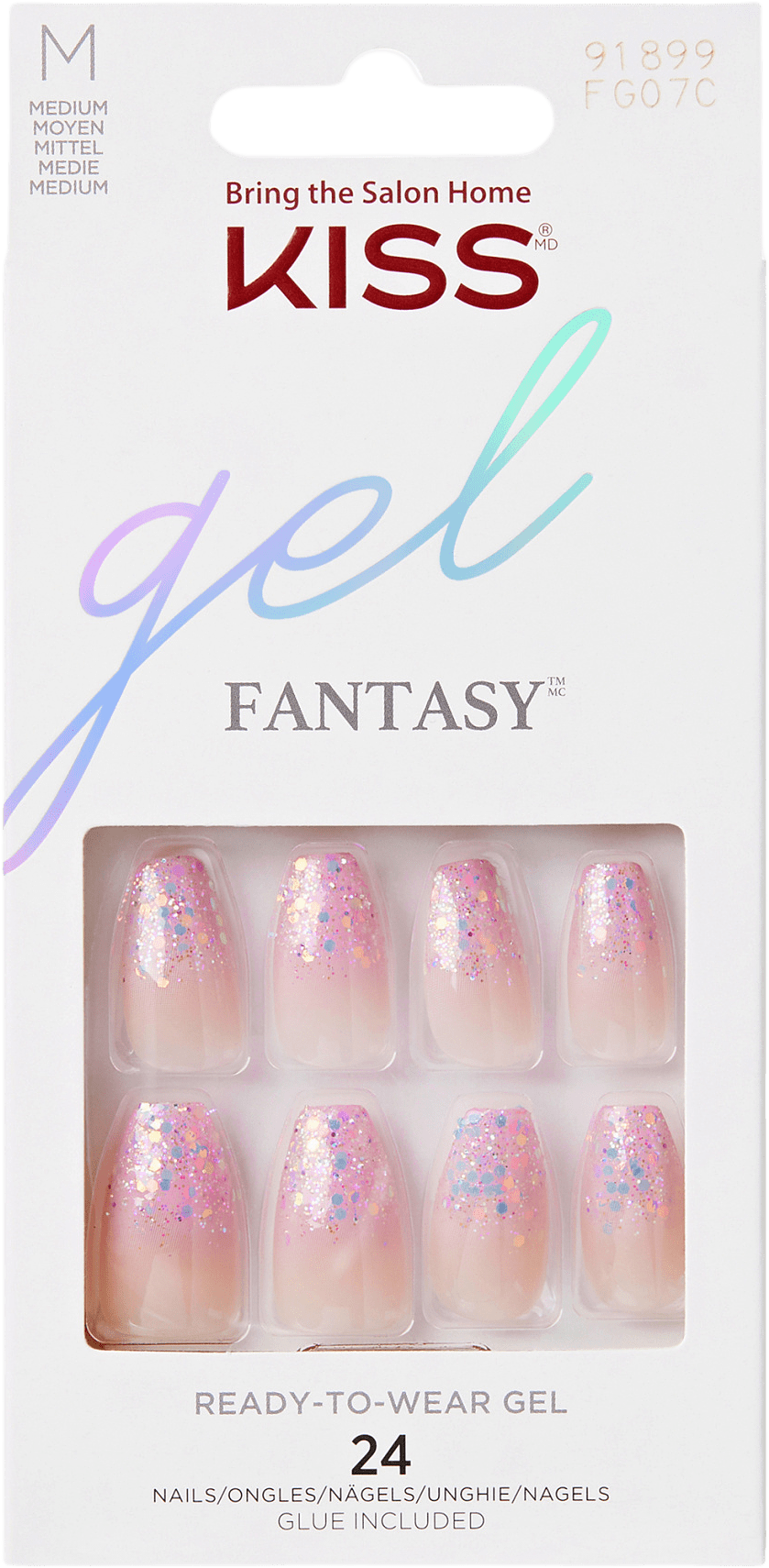 Gel Fantasy Nails - Winter Sparks, från Kiss, i färgen Winter Sparks.