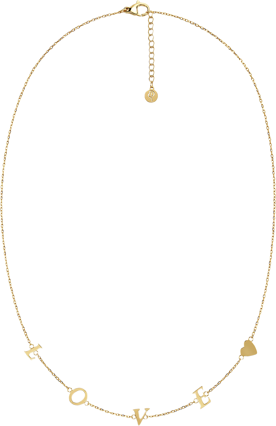 Love Note Necklace Gold