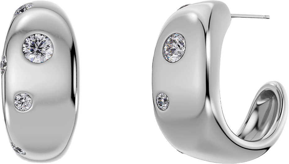 Selena Hoops L Steel, från Edblad, i färgen Steel.