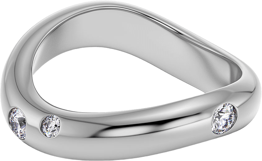 Selena Ring CZ Steel, från Edblad, i färgen Steel.