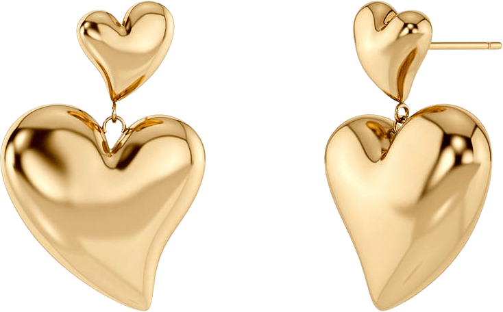 Amorina Earrings Gold, från Edblad, i färgen Gold.