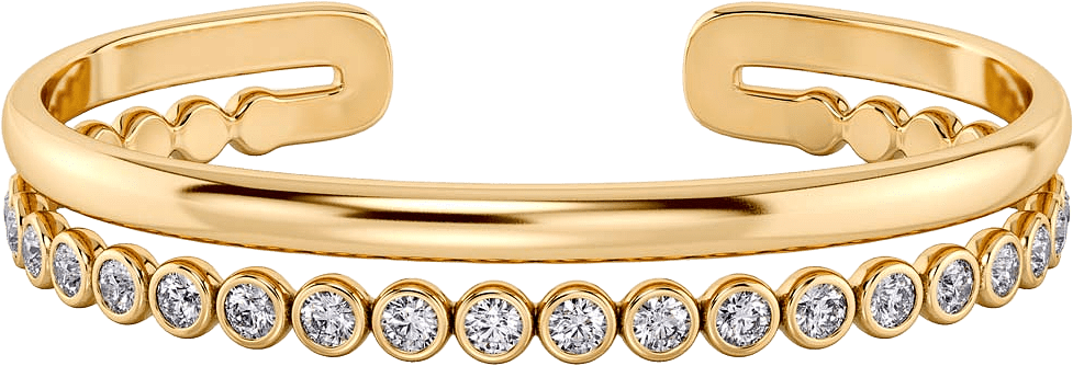 Grace Bangle Gold, från Edblad, i färgen Gold.