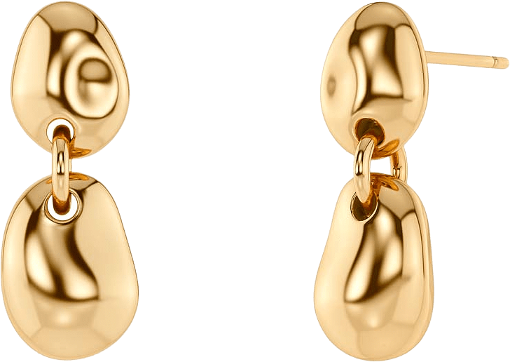 Leora Earrings Gold, från Edblad, i färgen Gold.