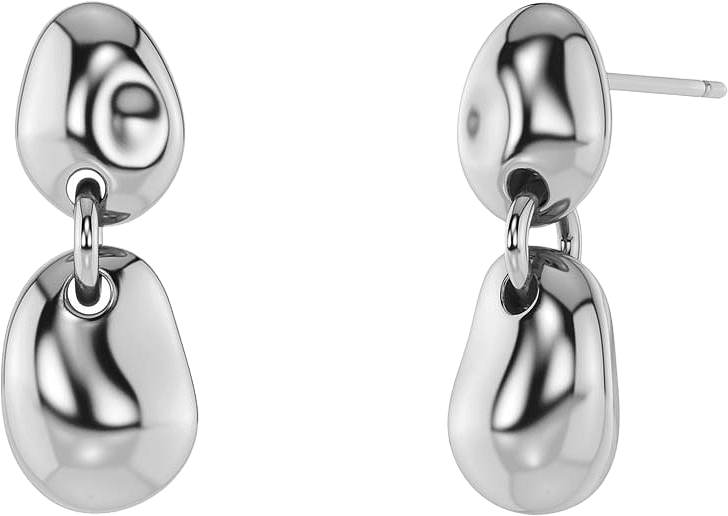 Leora Earrings Steel, från Edblad, i färgen Steel.