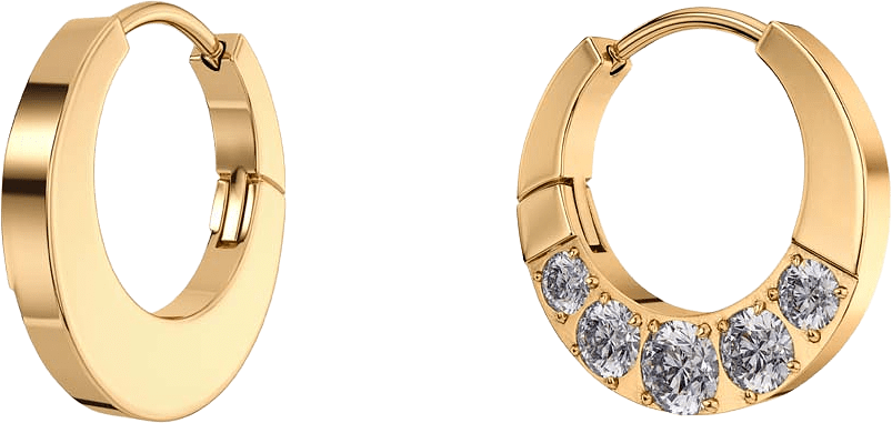 Monarch Hoops S Gold, från Edblad, i färgen Gold.