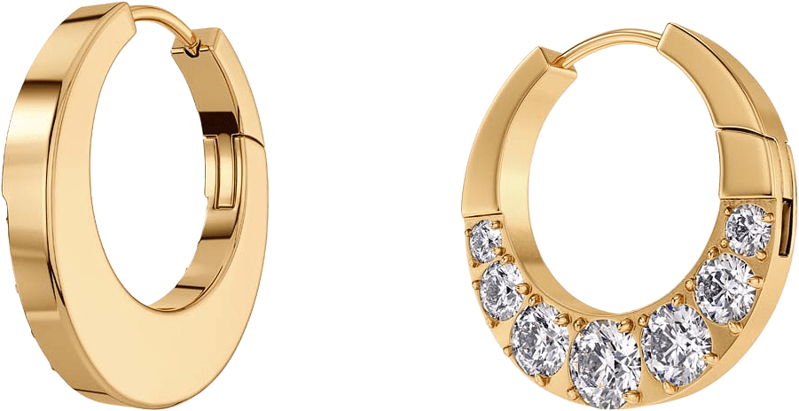 Monarch Hoops L Gold, från Edblad, i färgen Gold.