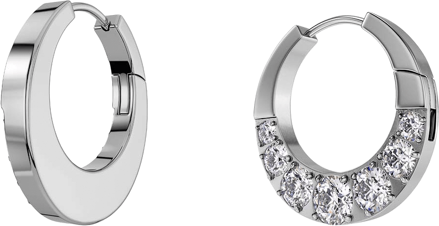 Monarch Hoops L Steel, från Edblad, i färgen Steel.