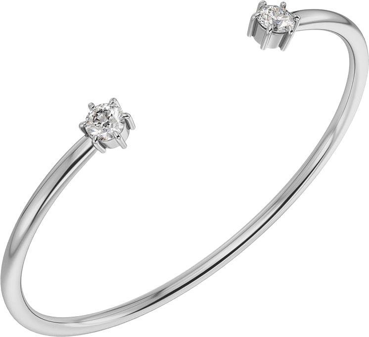 Crown Bangle Silver, från Edblad, i färgen Steel.