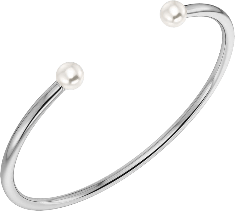 Lilian Bangle Silver, från Edblad, i färgen Steel.