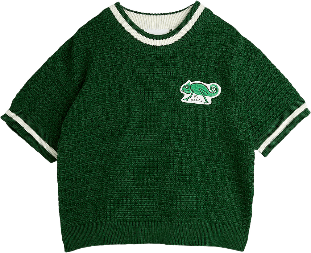 Lizard Crochet Knit T-Shirt