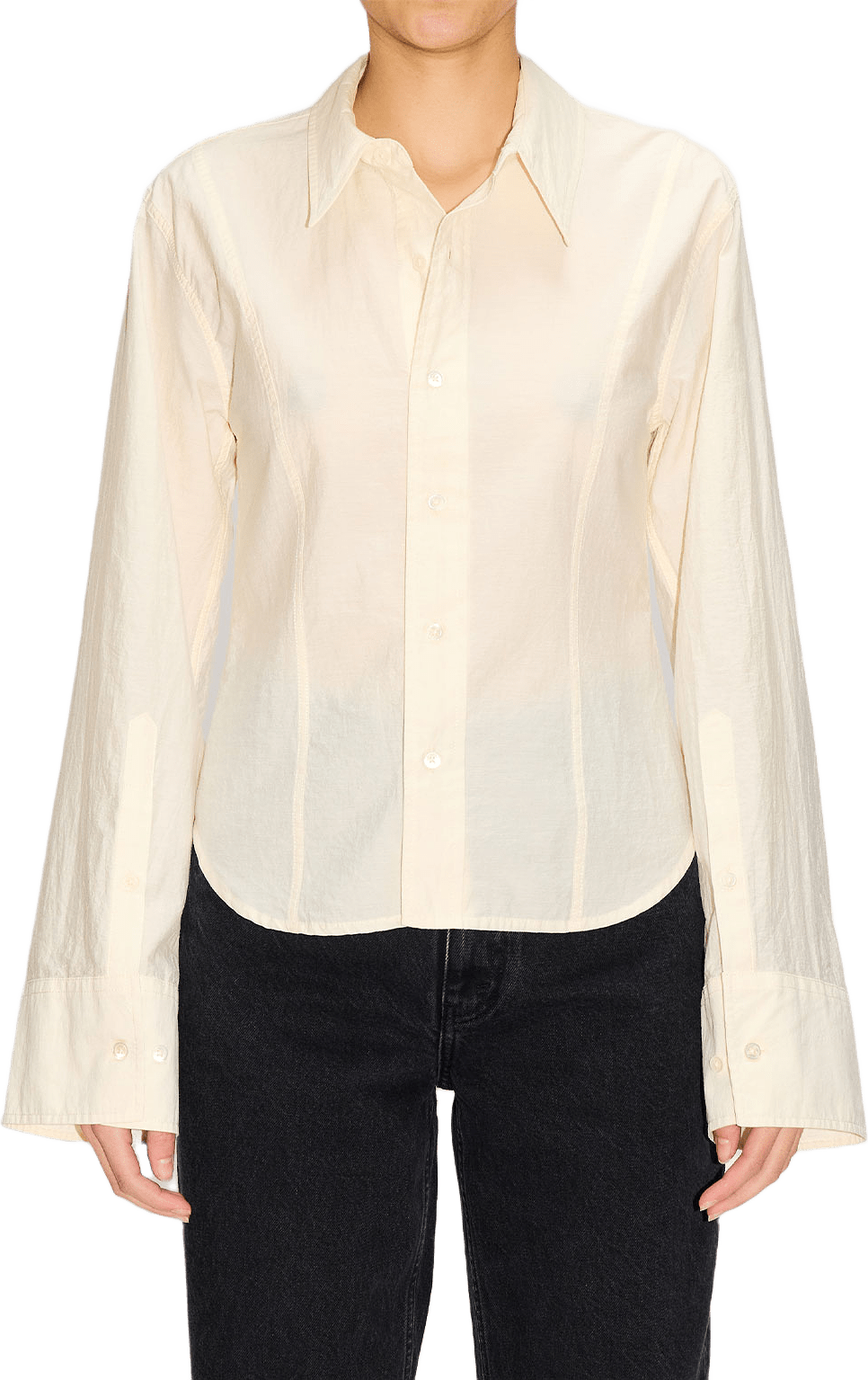 Shape Shirt, från Hope, i färgen Raw White.