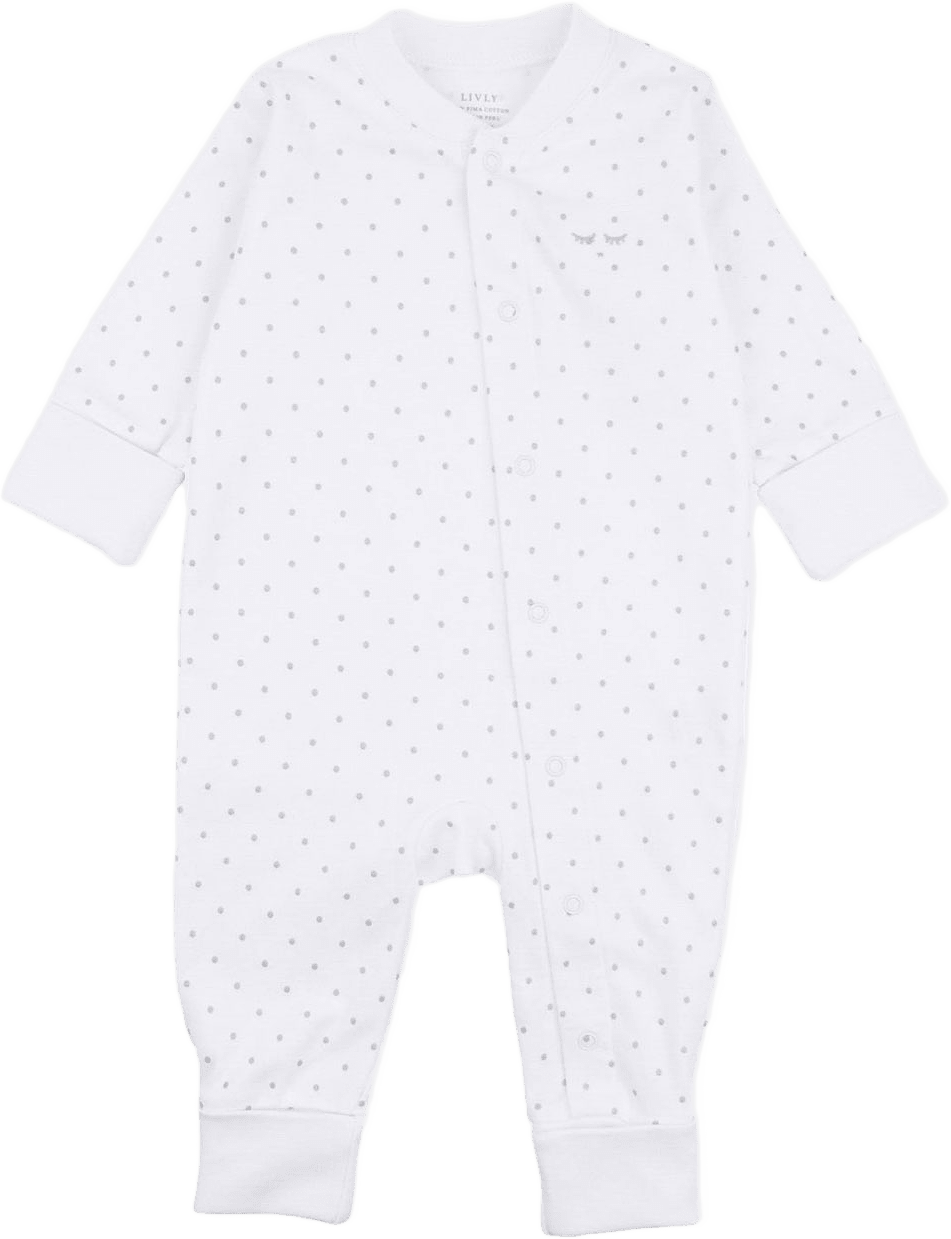 Saturday Overall, från Livly, i färgen White.