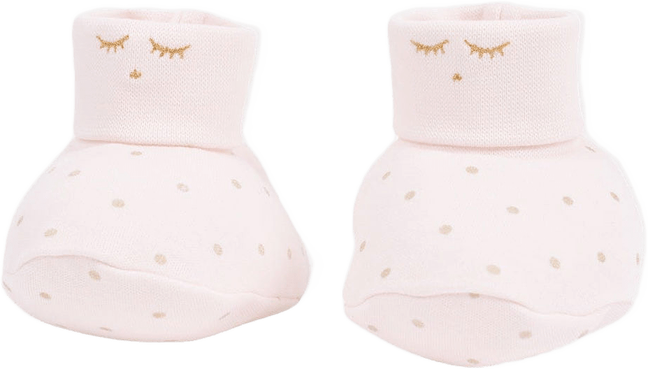 Saturday Footies, från Livly, i färgen Baby Pink.