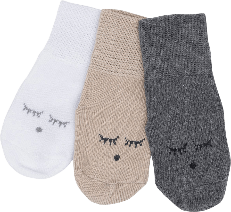 Sleeping Cutie Socks, från Livly, i färgen Dark Grey.